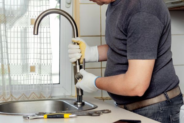 Kitchen Faucet Leak Repair in Palm City